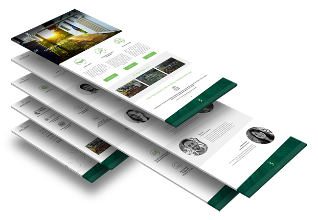 Website mock-up